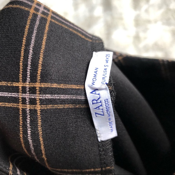 Zara Plaid Blouse - Picture 4 of 5